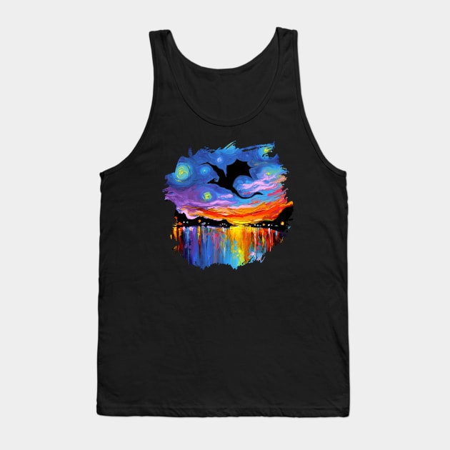 The Guardian with border Tank Top by sagittariusgallery